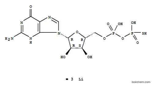 구아노 신 5'-O- (2- 티 오디 포스페이트) 트리 틸 리튬 염