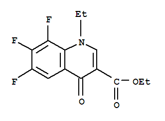 Ethyl1-ethyl-6,7,8-trifluoro-1,4-dihydro-4-oxoquinoline-3-carboxylate