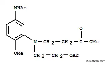 メチル 3-{[2-(アセチルオキシ)エチル](5-アセトアミド-2-メトキシフェニル)アミノ}プロパノアート