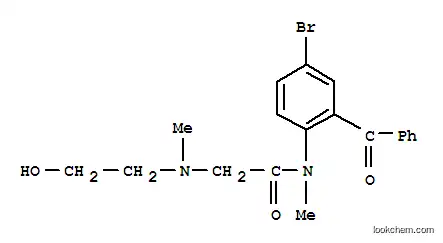 N-(2-벤조일-4-브로모-페닐)-2-(2-히드록시에틸-메틸-아미노)-N-메틸-아세트아미드