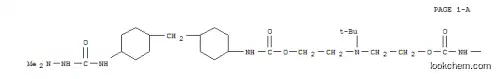 ビス[[4-[[4-[[(2,2-ジメチルヒドラジノ)カルボニル]アミノ]シクロヘキシル]メチル]シクロヘキシル]カルバミド酸]tert-ブチルイミノビス(2,1-エタンジイル)