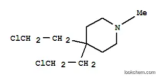 피페리딘, 4,4-비스(2-클로로에틸)-1-메틸-(8CI)
