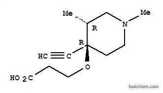 프로피온산, 3-[(4-에 티닐 -1,3- 디메틸 -4- 피페 리디 닐) 옥시]-, 입체 이성질체 (8Cl)