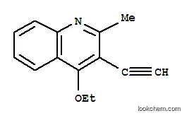 퀴놀린, 4-에톡시-3-에티닐-2-메틸-(9CI)