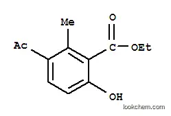 벤조산, 3-아세틸-6-하이드록시-2-메틸-, 에틸 에스테르(9CI)
