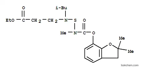 베타-알라닌, N-(((((2,3-디히드로-2,2-디메틸-7-벤조푸라닐)옥시)카르보닐)메틸아미노)티오)-N-(2-메틸프로필)-, 에틸 에스테르