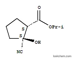 시클로펜탄카르복실산, 2-시아노-2-히드록시-, 1-메틸에틸 에스테르, (1R,2R)-rel-(9CI)