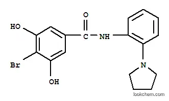 4-브로모-3,5-디히드록시-N-[2-(1-피롤리디닐)페닐]벤즈아미드