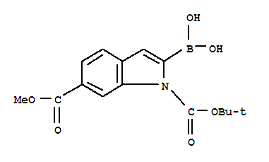1-BOC-6-(methoxycarbonyl)indole-2-boronicacid