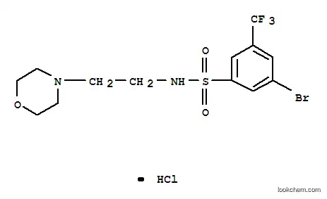 3-BROMO-N-(2-MORPHOLIN-4-YL-ETHYL)-5-TRIFLUOROMETHYL-BENZENESULFONAMIDE 염산염