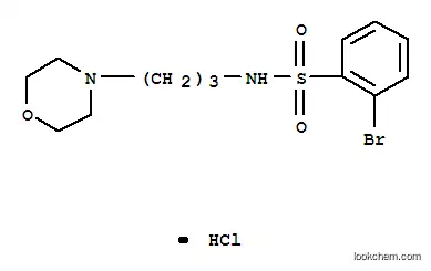 2- 브로 모 -N- (3- 모르 폴린 -4-YL- 프로필)-벤젠 설 포나 미드 하이드로 클로라이드