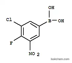 (3-CHLORO-4-FLUORO-5-NITRO)벤젠보론산