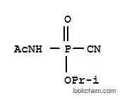 아세트이미드산, N-(시아노이소프로폭시포스피닐)-(6CI)