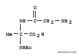 프로피온산, 2- 아세트 아미도 -2- (2- 아미노 아세트 아미도)-(5CI)