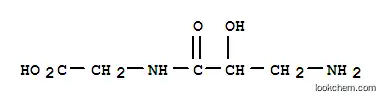 글리신, N-(-bta–amino–alpha–hydroxypropionyl)-(3CI)