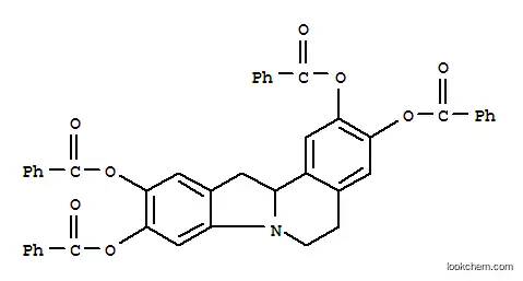 디벤조[bg]피로콜린-2,3,9,10-테트롤, 5,6,12,12a-테트라히드로-, 테트라벤조에이트(3CI)