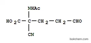 글루타랄데하이드산, 2-아세트아미도-2-시아노-(5CI)