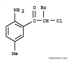 아세토페논, 2-아미노-알파-브로모-알파-클로로-5-메틸-(1CI)