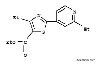 4-에틸-2-(2-에틸-피리딘-4-일)-티아졸-5-카르복실산 에틸 에스테르