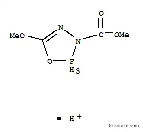 1,3,4,2-옥사디아자포스폴-3(2H)-카르복실산, 2,2-디히드로-5-메톡시-, 메틸 에스테르, 공액 모노산(9CI)