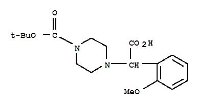 1-Piperazineaceticacid,4-[(1,1-dimethylethoxy)carbonyl]-α-(2-methoxyphenyl)-