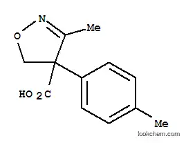 4-이속사졸카르복실산, 4,5-디히드로-3-메틸-4-(4-메틸페닐)-, (-)-