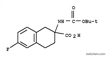 2-(BOC-아미노)-6-플루오로-1,2,3,4-테트라히드로-나프탈렌-2-카르복실산