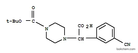 2-(4-BOC-피페라지닐)-2-(3-시아노-페닐)아세트산