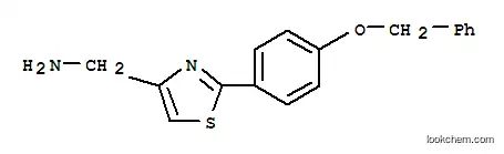 C-[2-(4-벤질록시-페닐)-티아졸-4-일]-메틸아민