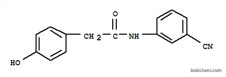 N- (3- 시아 노-페닐) -2- (4- 하이드 록시-페닐)-아 세타 미드