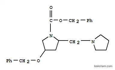 4-BENZYLOXY-2-PYRROLIDIN-1-YLMETHYL-PYRROLIDINE-1-CARBOXYLIC ACID 벤질 에스테르