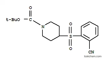 4- (2-CYANO-BENZENESULFONYL) -PIPERIDINE-1-CARBOXYLIC ACID TERT-BUTYL 에스테르