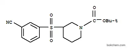 3- (3-CYANO-BENZENESULFONYL) -PIPERIDINE-1-CARBOXYLIC ACID TERT-BUTYL 에스테르
