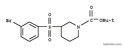 3-(3-브로모-벤젠술포닐)-피페리딘-1-카르복실산 tert-부틸 에스테르