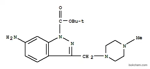 6-아미노-3-(4-메틸-피페라진-1-일메틸)-인다졸-1-카르복실산 tert-부틸 에스테르