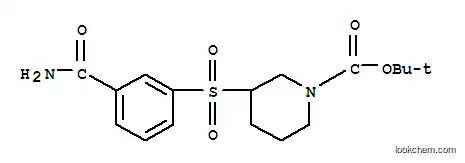 3-(3-카바모일-벤젠설포닐)-피페리딘-1-카복실산 tert-부틸 에스테르