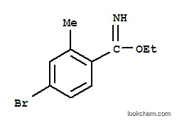 4-BROMO-2-METHYL-BENZIMIDIC ACID 에틸 에스테르