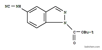 5-시아노아미노-인다졸-1-카르복실산 tert-부틸 에스테르