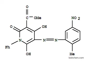 3-피리딘카르복실산, 1,2-디하이드로-4,6-디하이드록시-5-[(2-메틸-5-니트로페닐)아조]-2-옥소-1-페닐-, 메틸 에스테르(9CI)