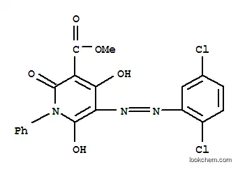 3-피리딘카르복실산, 5-[(2,5-디클로로페닐)아조]-1,2-디히드로-4,6-디히드록시-2-옥소-1-페닐-, 메틸 에스테르(9CI)
