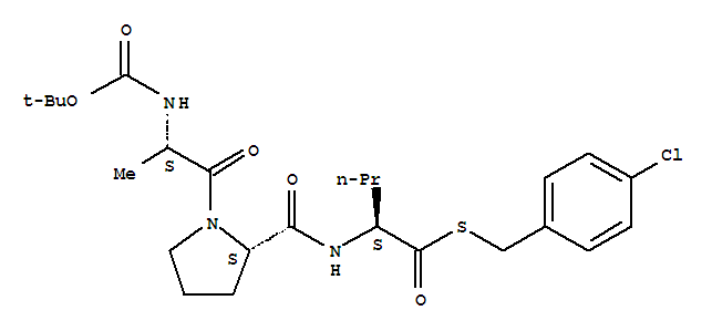 Boc-Ala-Pro-Nva-4-chloro-SBzl