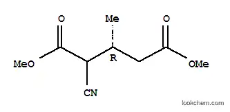 펜탄디오익산, 2-시아노-3-메틸-, 디메틸 에스테르, (3R)-(9CI)