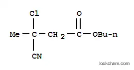 부티르산, 3-클로로-3-시아노-, 부틸 에스테르(7CI)