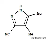 피라졸-3(또는 5)-카르보니트릴, 5(또는 3)-아세틸-4-메틸-(7CI)