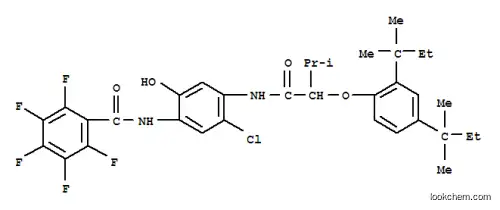 2′-クロロ-2-(2,4-ジ-tert-ペンチルフェノキシ)-5′-ヒドロキシ-3-メチル-4′-(ペンタフルオロベンゾイルアミノ)ブタンアニリド