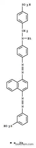 3-[[4-[[4-[에틸[(4-술포페닐)메틸]아미노]페닐]아조]-1-나프틸]아조]벤젠술폰산, 나트륨염