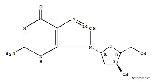 2'-디옥시구아노신, [8-14C]