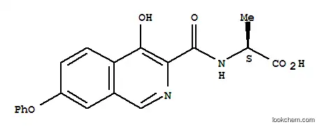 L-알라닌, N-[(4-히드록시-7-페녹시-3-이소퀴놀리닐)카르보닐]-