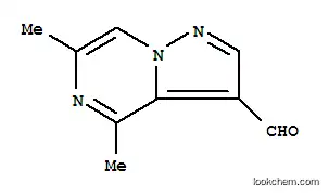 피라졸로[1,5-a]피라진-3-카르복스알데히드, 4,6-디메틸-(9CI)
