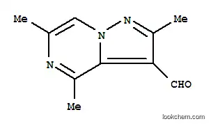 피라졸로[1,5-a]피라진-3-카르복스알데히드, 2,4,6-트리메틸-(9CI)